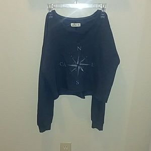 Holister crop long sleeve